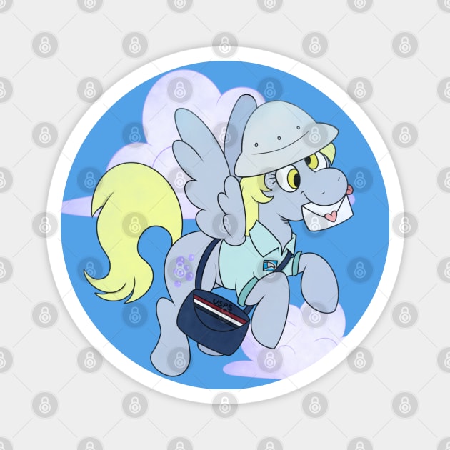 Derpy the mail pony Magnet by AmyNewBlue